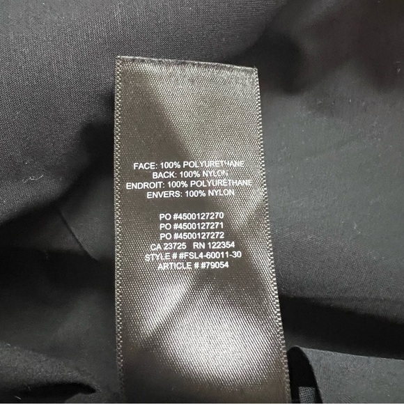 Aritzia Wilfred Black Porto High-Waisted Vegan Leather Pants - Sz 0 - Picture 12 of 16